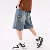 Y2k Denim Oversize Jort